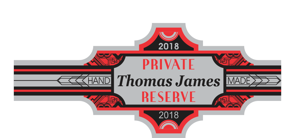 Personalized Custom Private Reserve Cigar Band 05