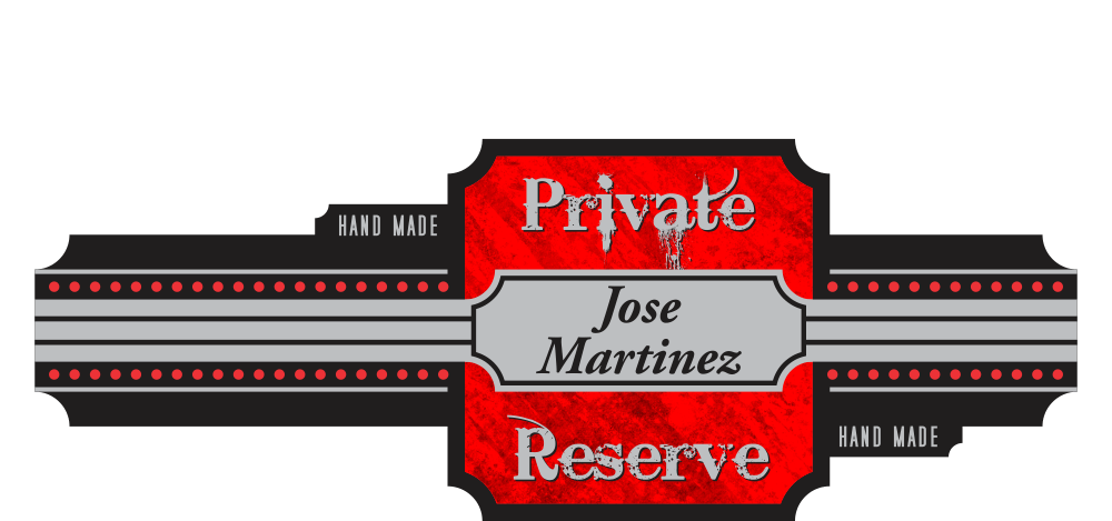 Personalized Custom Private Reserve Cigar Band 02