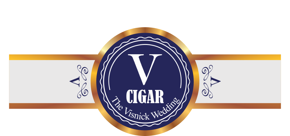 Custom Personalized Monogram Wedding Cigar Band 09