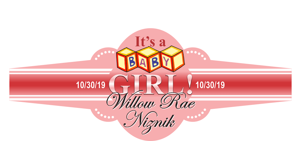 Personalized New Baby Girl Cigar Band 02