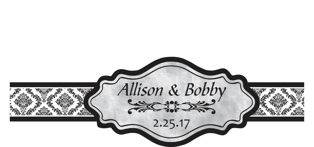 Personalized Custom Wedding Cigar Band 07
