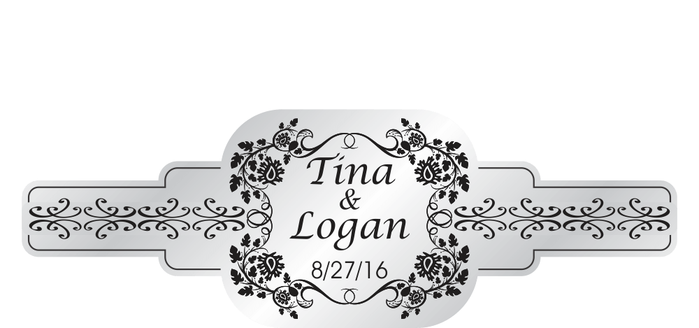 Personalized Custom Wedding Cigar Band 18
