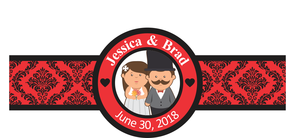 Personalized Custom Wedding Cigar Band 20