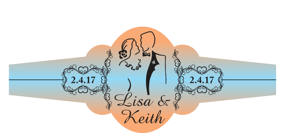 Personalized Custom Wedding Cigar Band 21