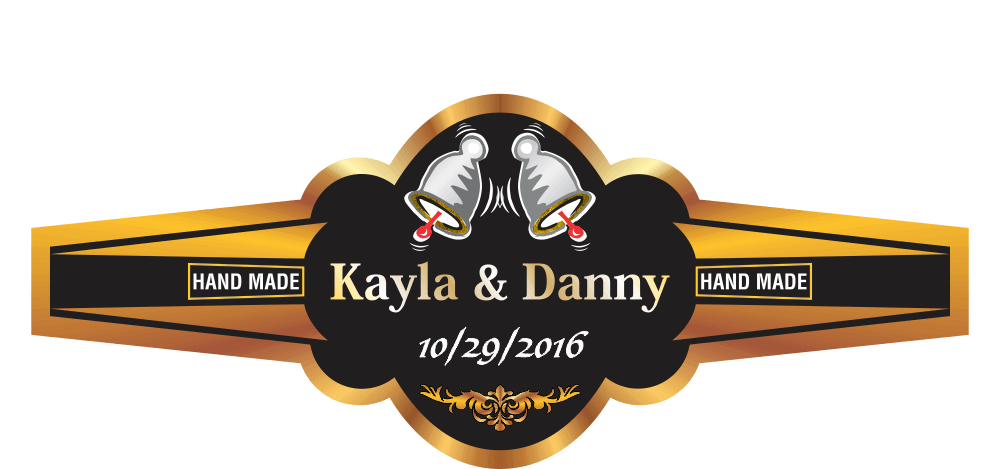Personalized Custom Wedding Cigar Band 24