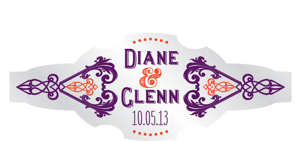 Personalized Custom Wedding Cigar Band 27