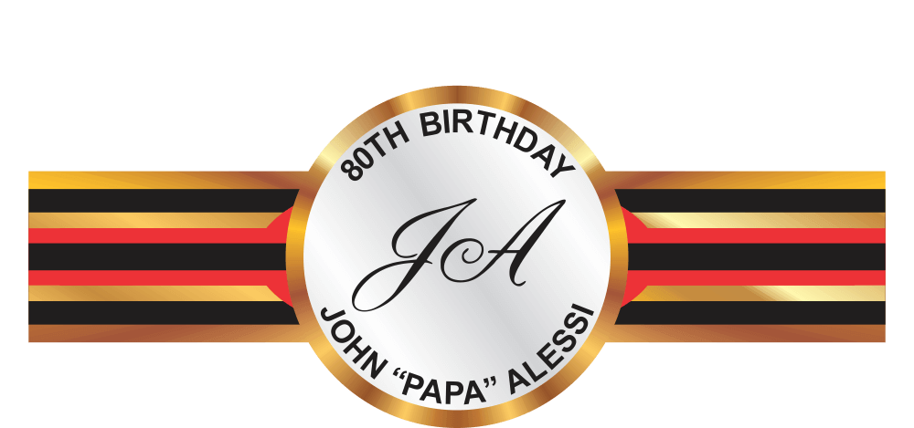 Personalized Custom Birthday Cigar Band 11